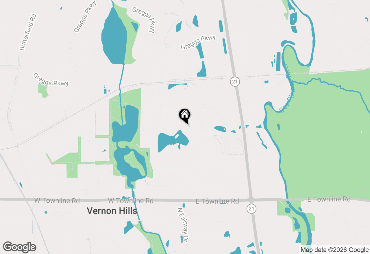 Map of 439 Bay Tree Circle, Vernon Hills, IL 60061