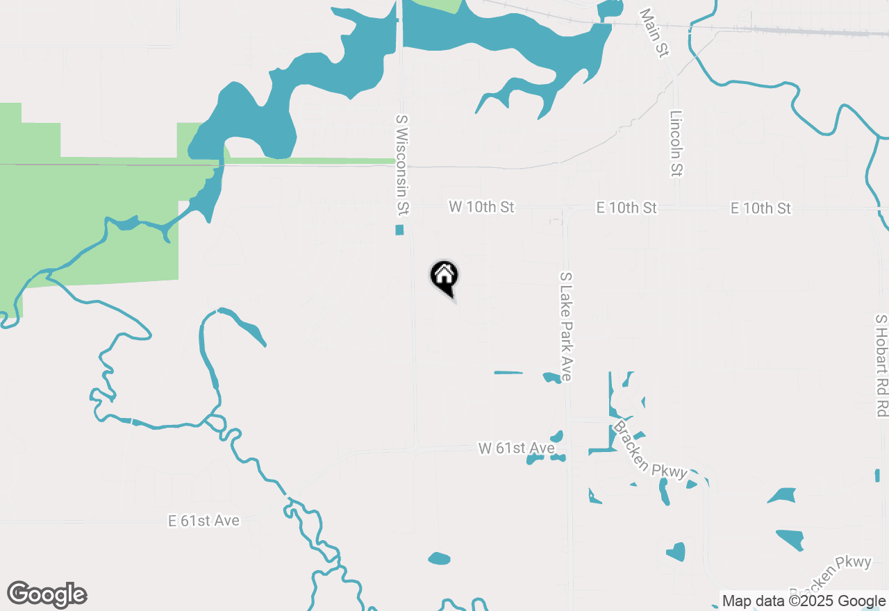 Map of 1271 Medlee Drive, Hobart, IN 46342