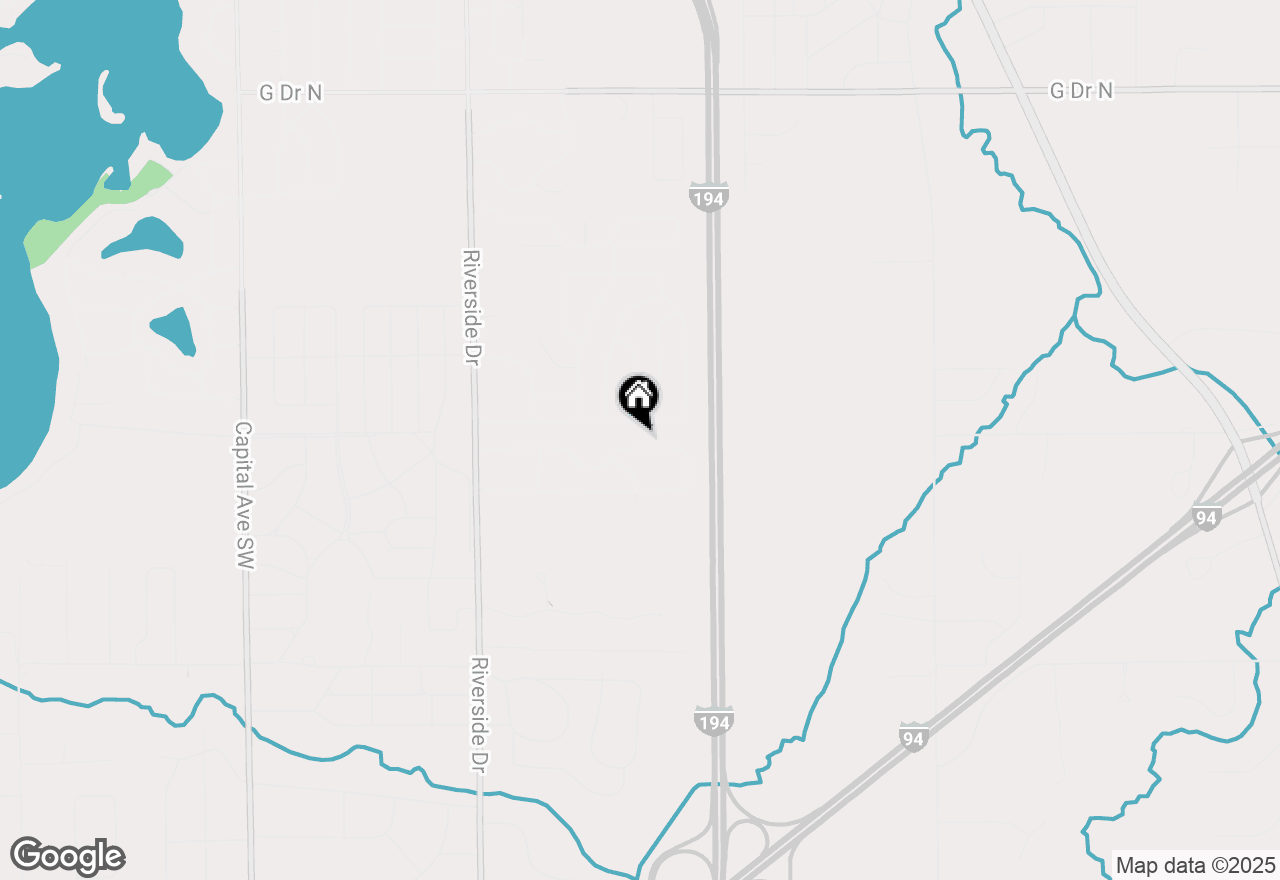 Map of 317 Country Club Terrace, Battle Creek, MI 49015