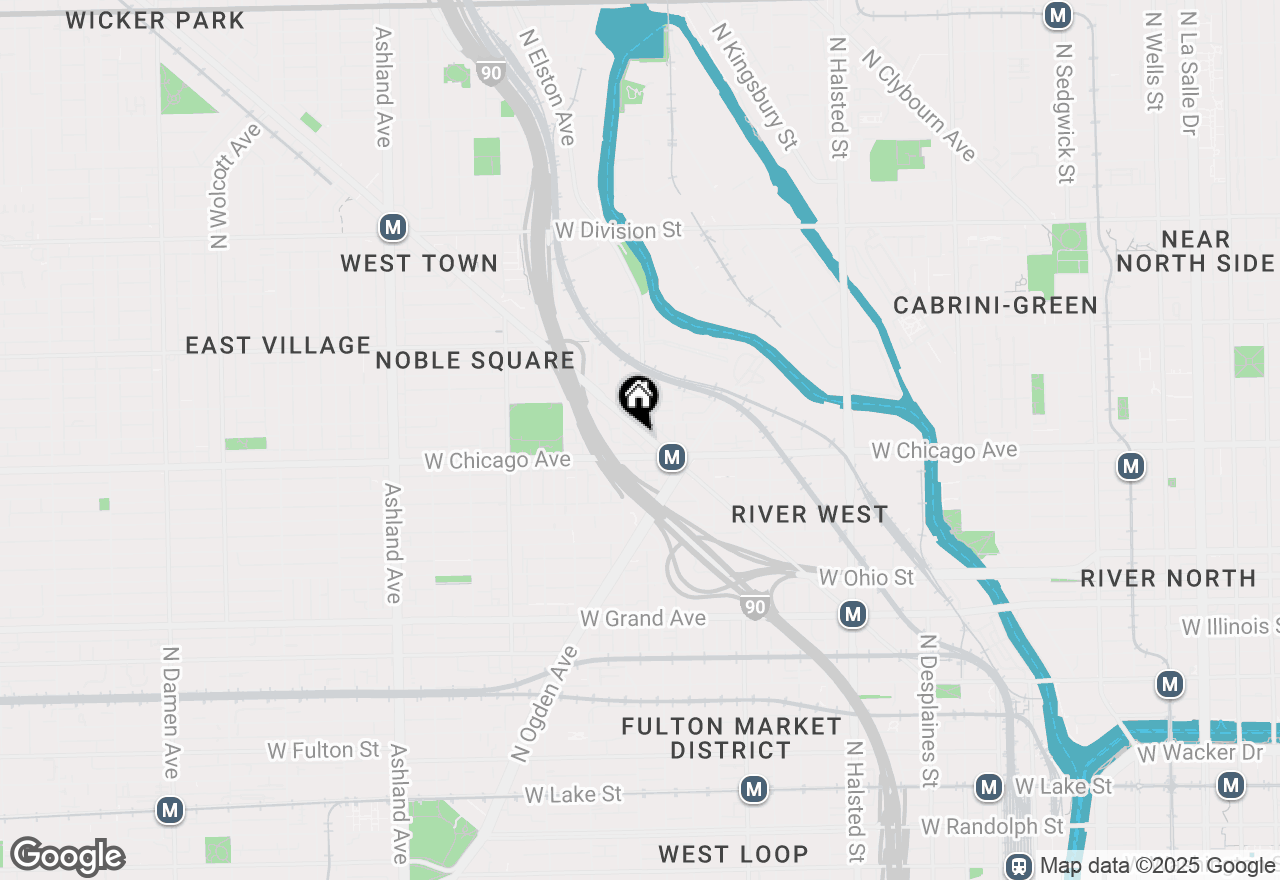 Map of 830 N Milwaukee Avenue #403, Chicago, IL 60642