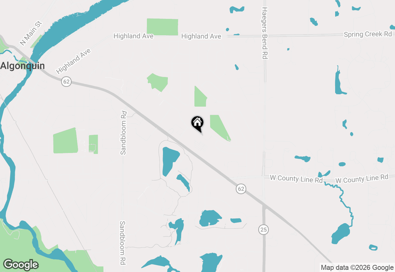 Map of 1915 Ozark Parkway #1915, Algonquin, IL 60102