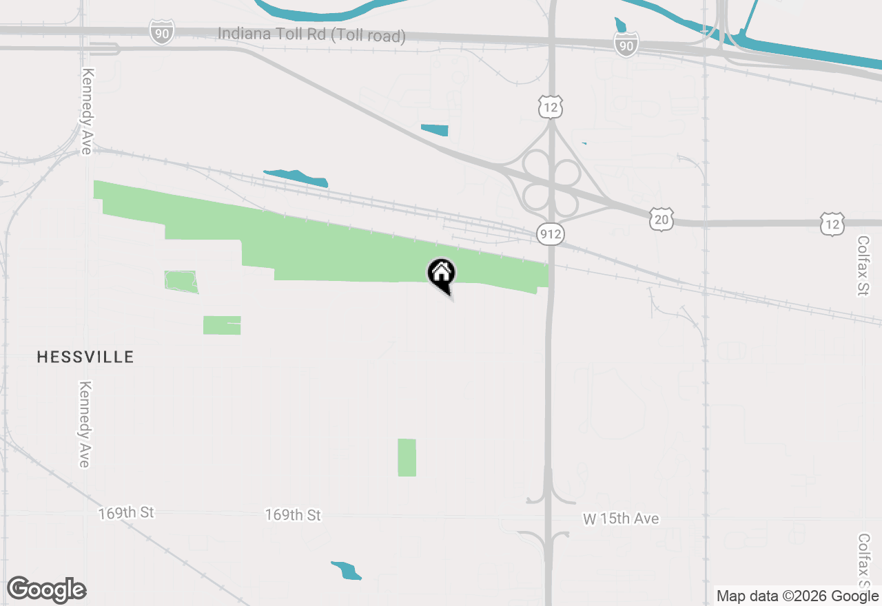 Map of 6327 Nevada Avenue, Hammond, IN 46323