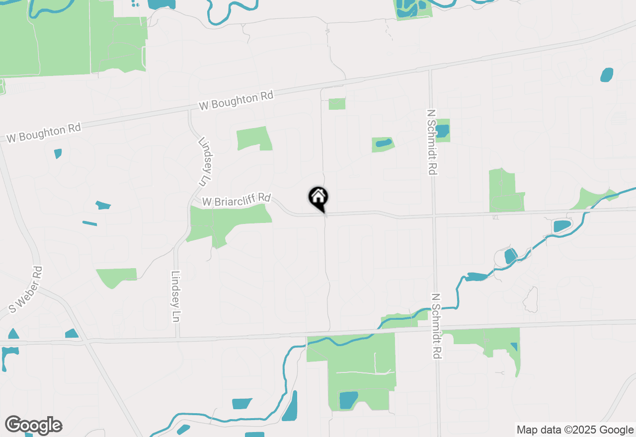 Map of 673 W Briarcliff Road, Bolingbrook, IL 60440