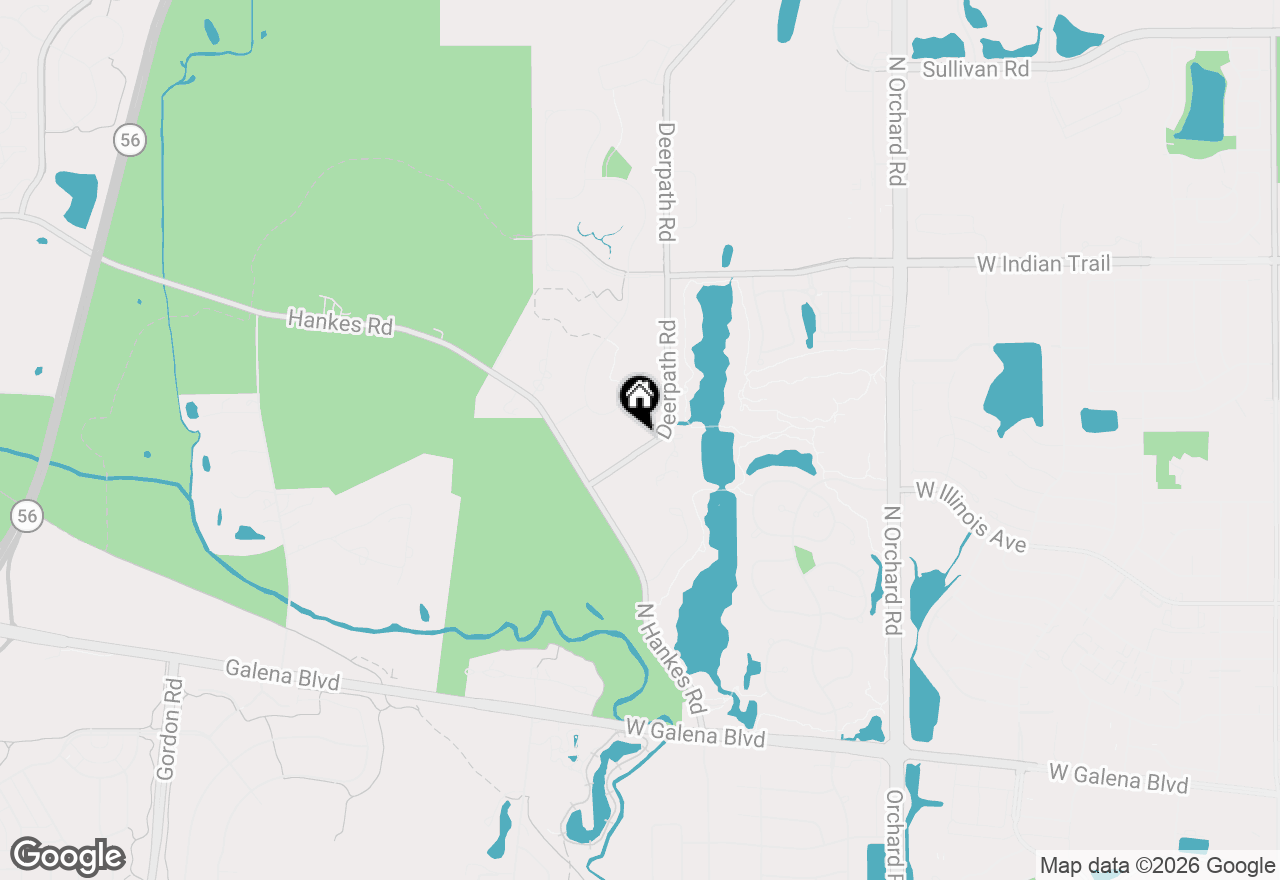Map of 39W550 Deerpath Road, Aurora, IL 60506