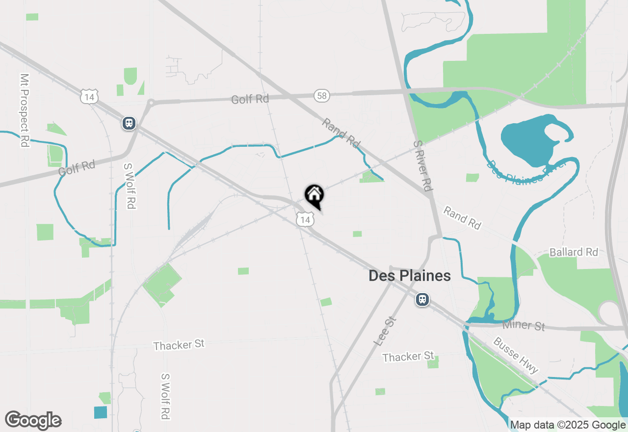 Map of 390 S Western Avenue #511, Des Plaines, IL 60016