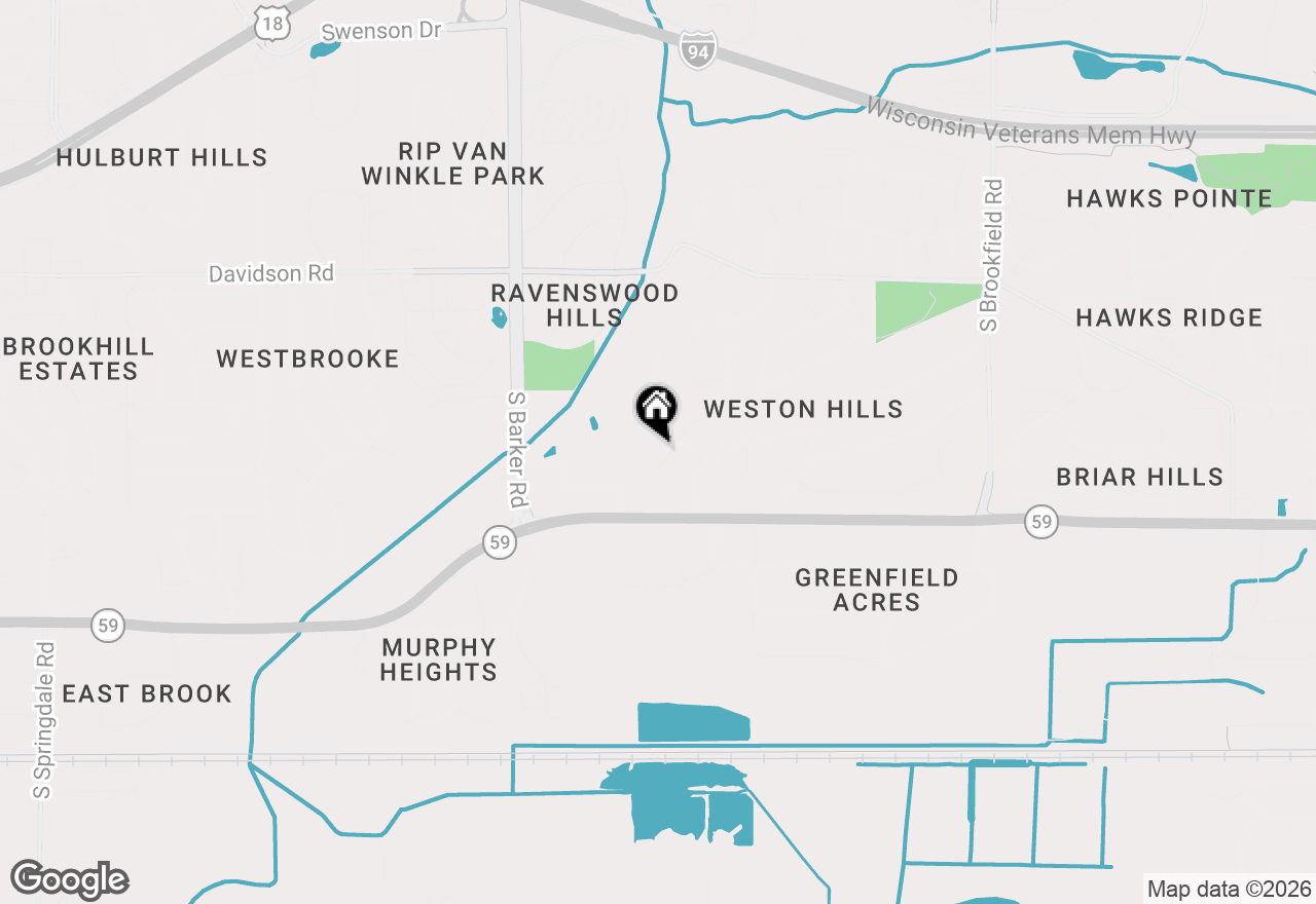 Map of 19930 Keswick Ct, Brookfield, WI 53045