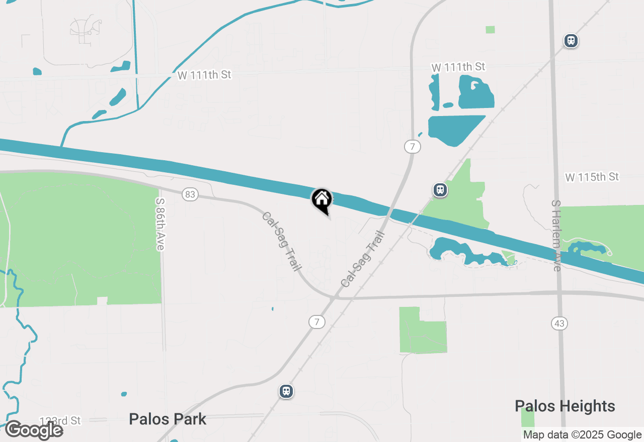 Map of 11540 Autobahn Drive E, Palos Park, IL 60464