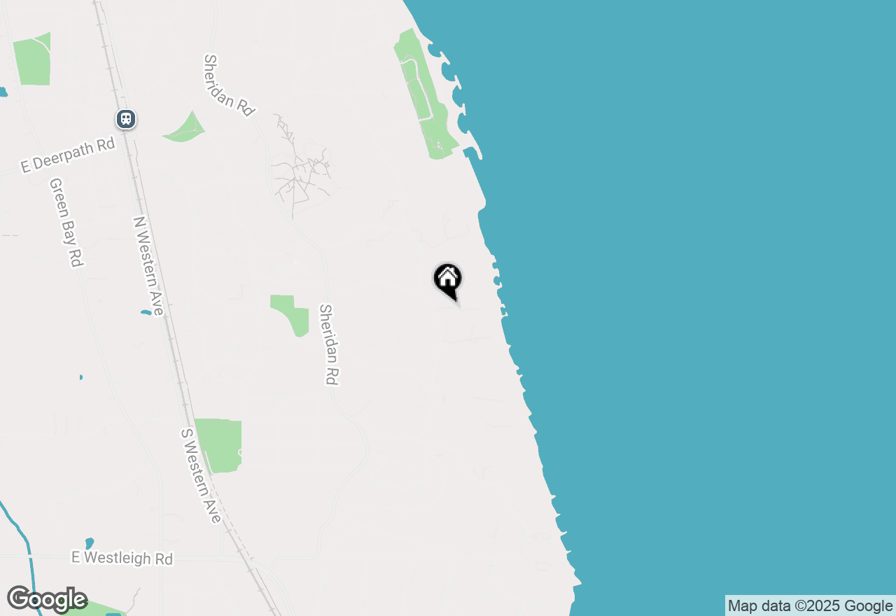 Map of 255 N Mayflower Road, Lake Forest, IL 60045