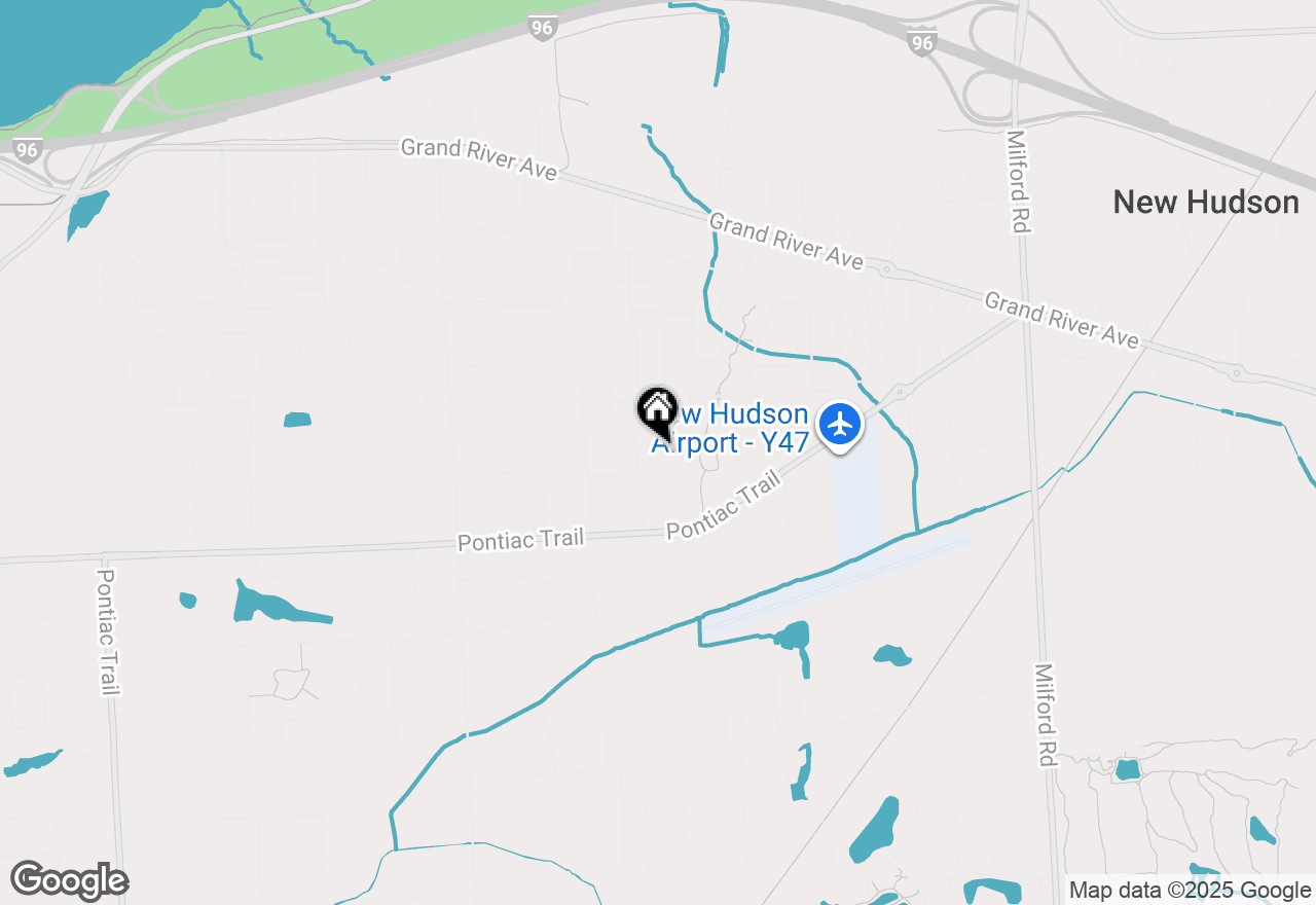 Map of 29651 Autumn Gold Drive, New Hudson, MI 48165