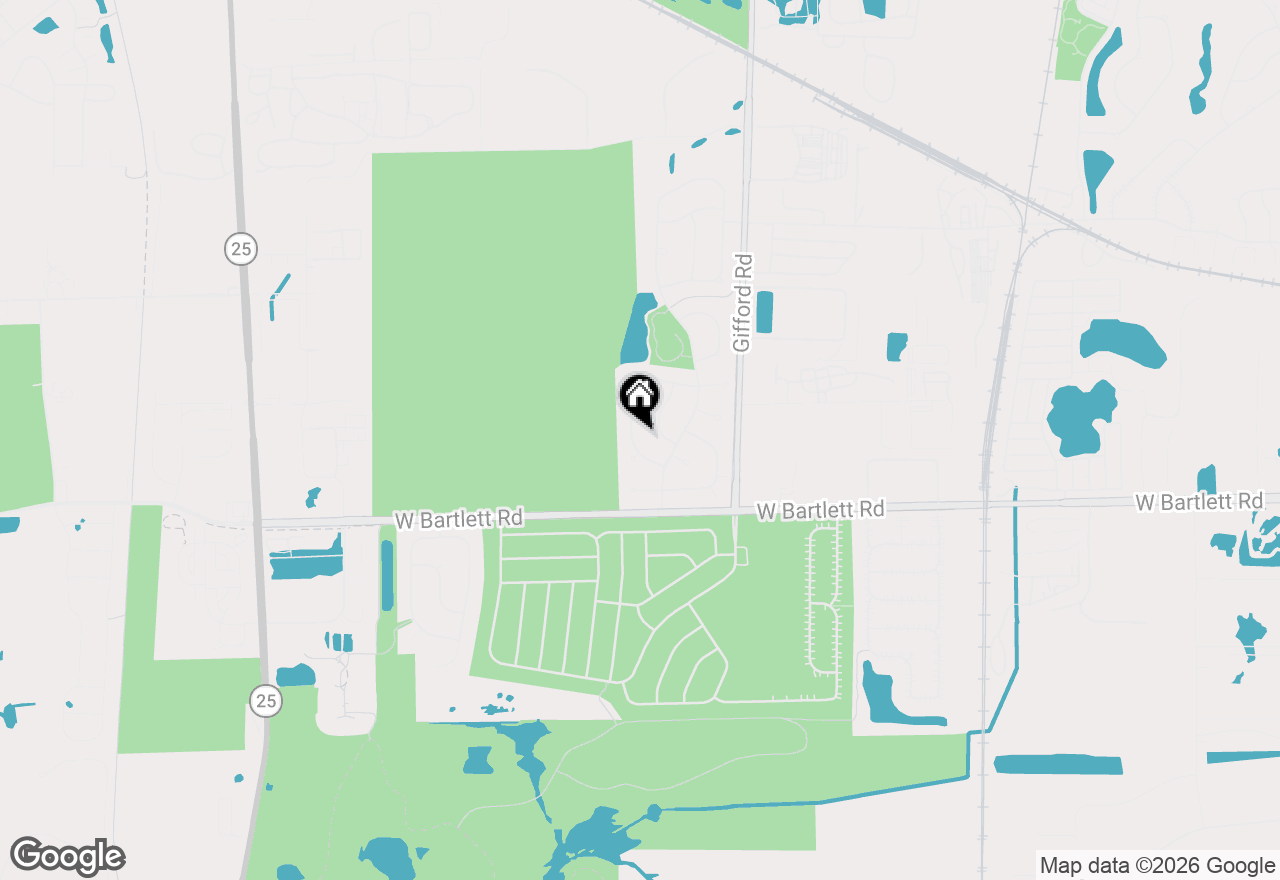 Map of 157 Primrose Lane, Bartlett, IL 60103