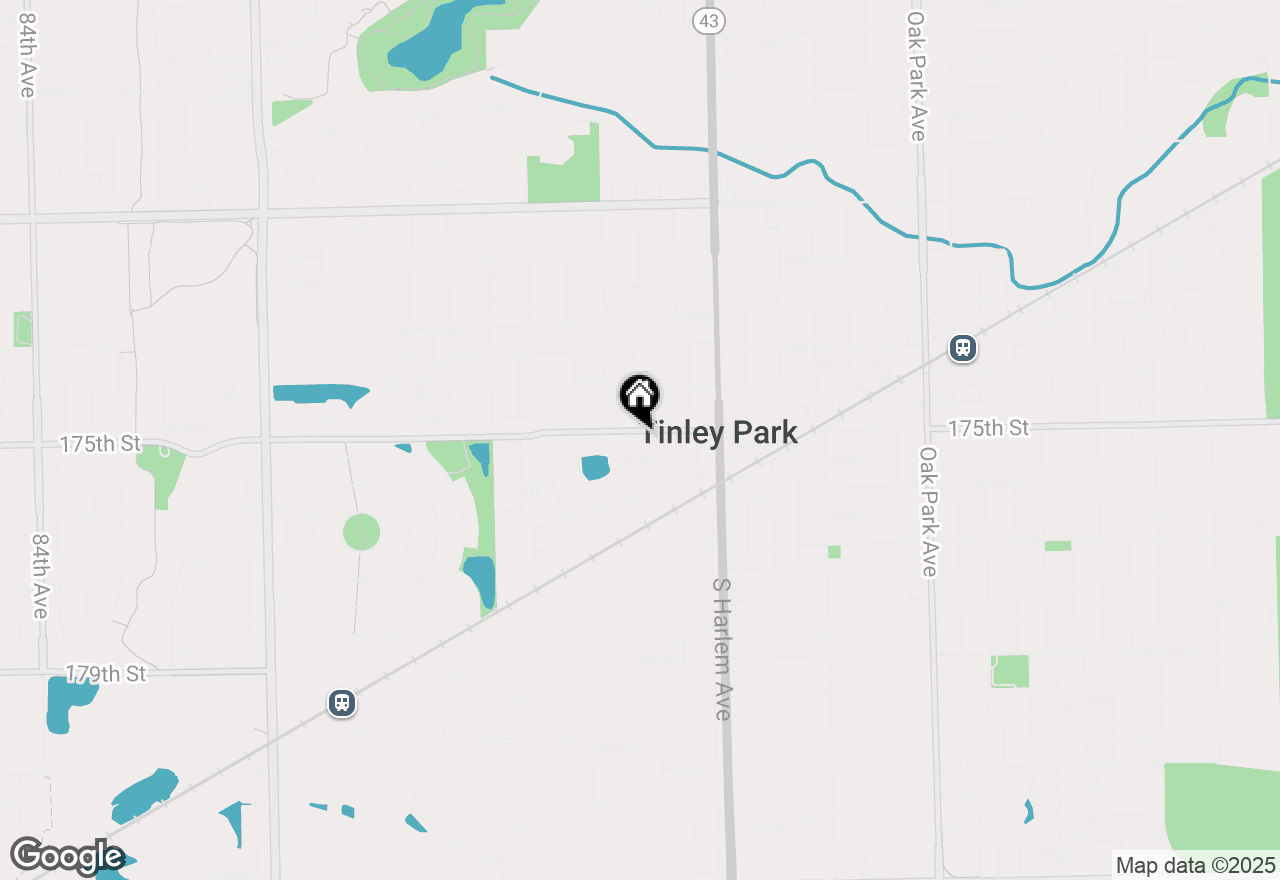 Map of 7331 175th Street #2E, Tinley Park, IL 60477
