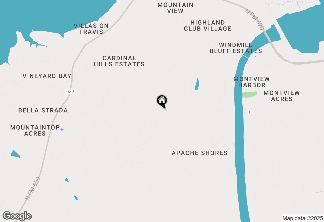 Map of 2417 Crazyhorse Pass, Austin, TX 78734
