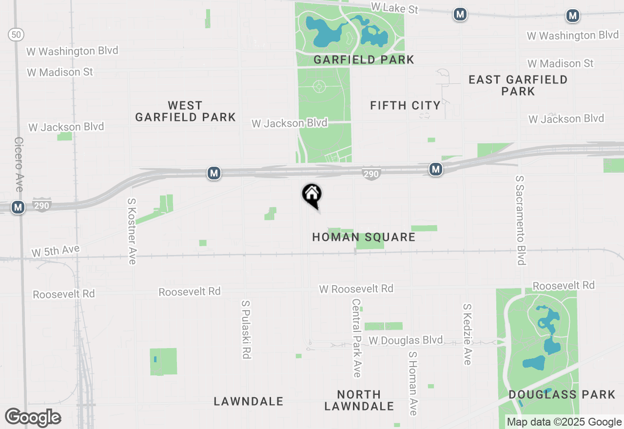 Map of 745 S Independence Boulevard #3N, Chicago, IL 60624