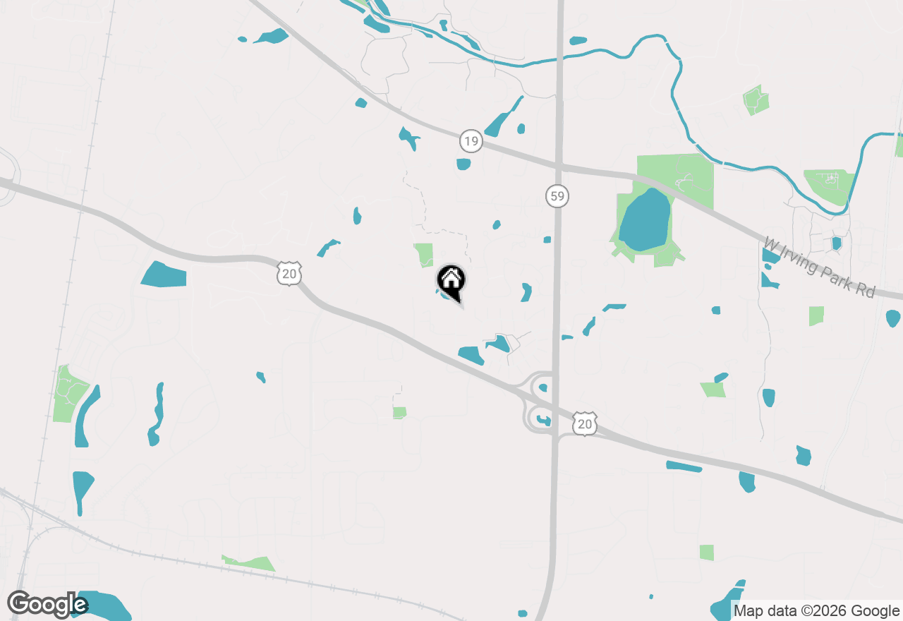 Map of 1100 Tuscany Drive, Streamwood, IL 60107