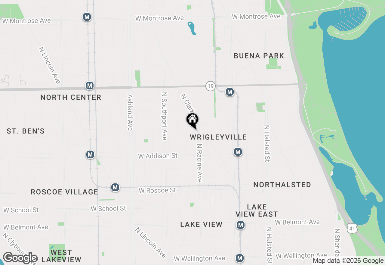 Map of 3717 N Magnolia Avenue #1, Chicago, IL 60613