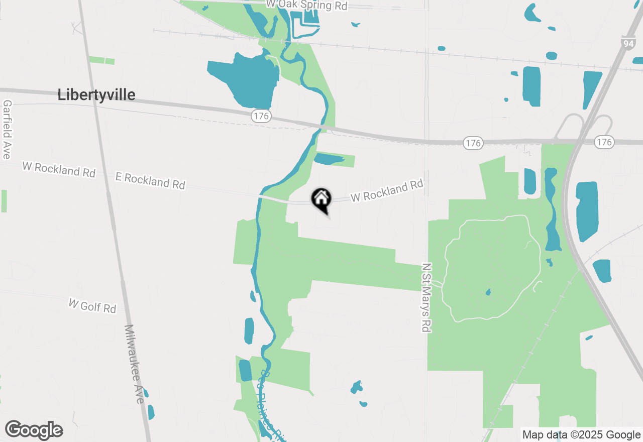 Map of 15470 W Rockland Lane, Libertyville, IL 60048