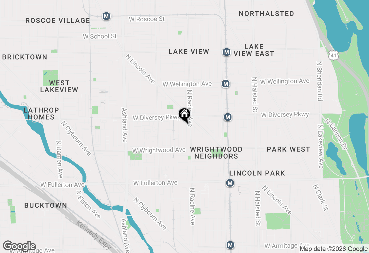 Map of 2723 N Magnolia Avenue, Chicago, IL 60614