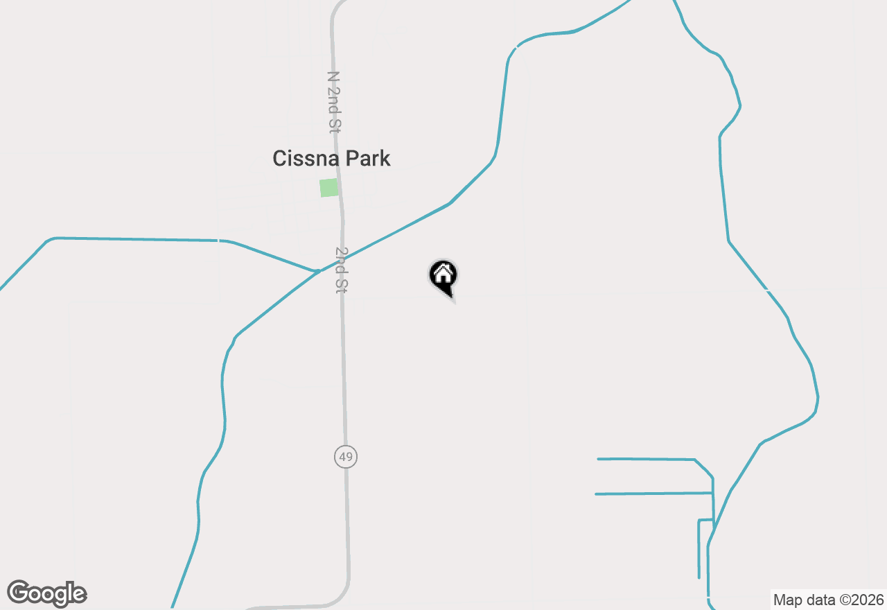 Map of 1271 E 500 North Road, Cissna Park, IL 60924