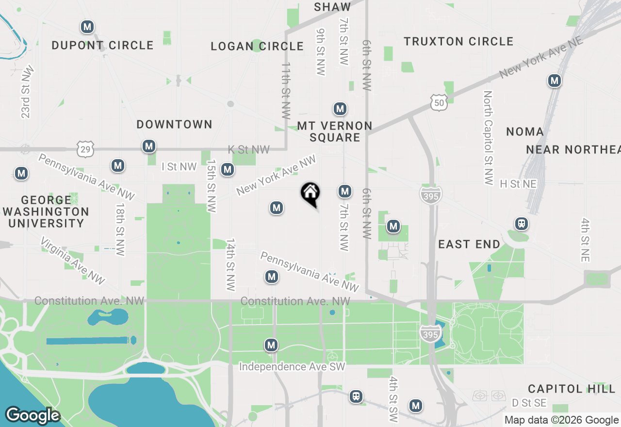 Map of 916 G Street Nw #903, Washington, DC 20001
