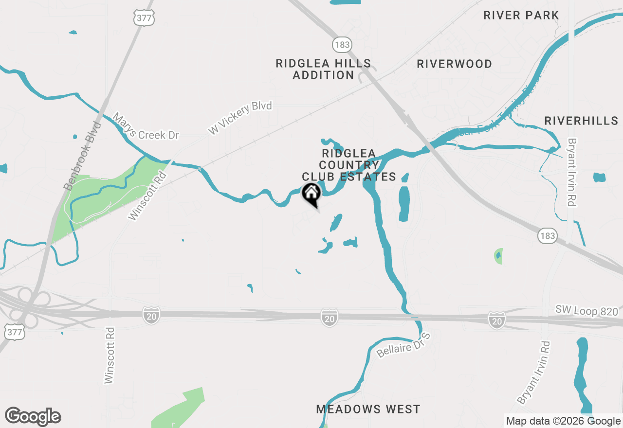 Map of 4024 Ridglea Country Club Drive #611, Fort Worth, TX 76126