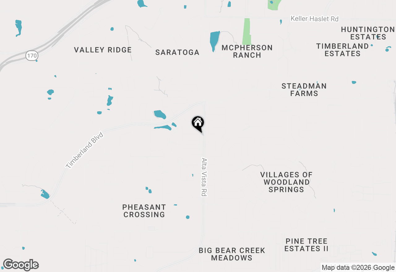 Map of 4648 Prickly Pear Drive, Fort Worth, TX 76244
