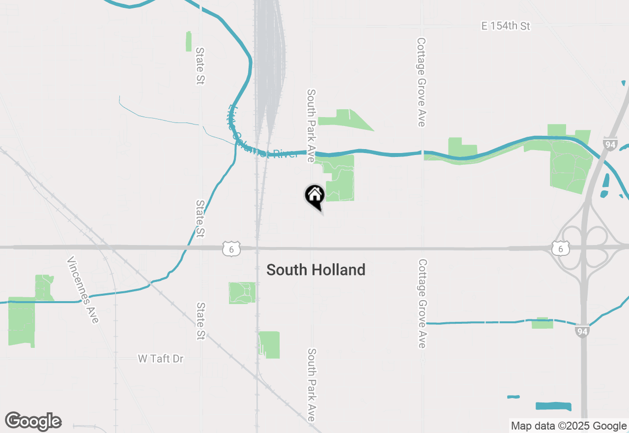 Map of 16101 S Park Avenue, South Holland, IL 60473