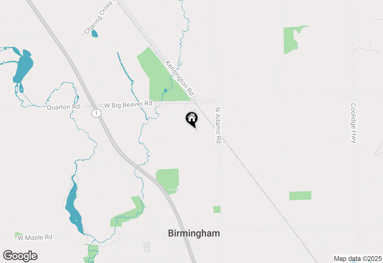 Map of 680 Shepardbush Street, Birmingham, MI 48009