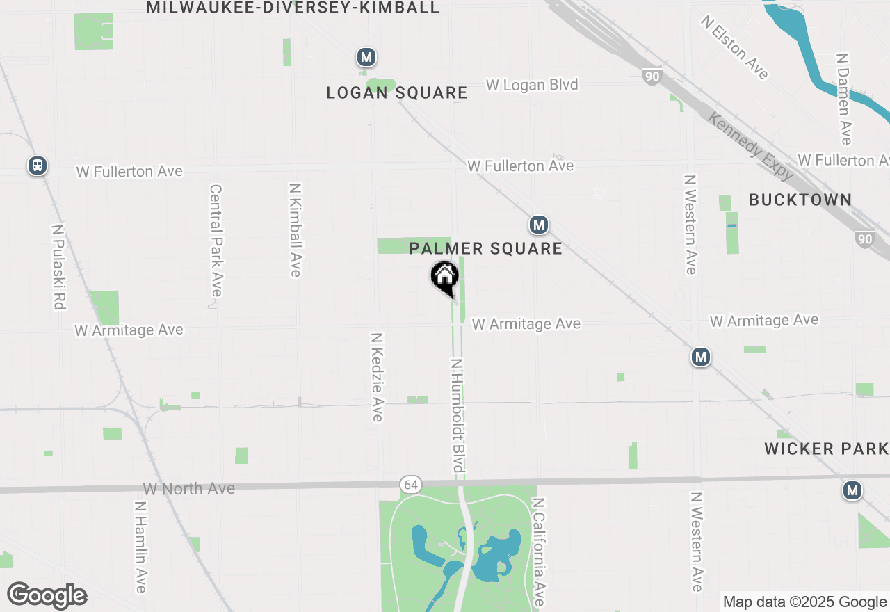 Map of 2026 N Humboldt Boulevard, Chicago, IL 60647
