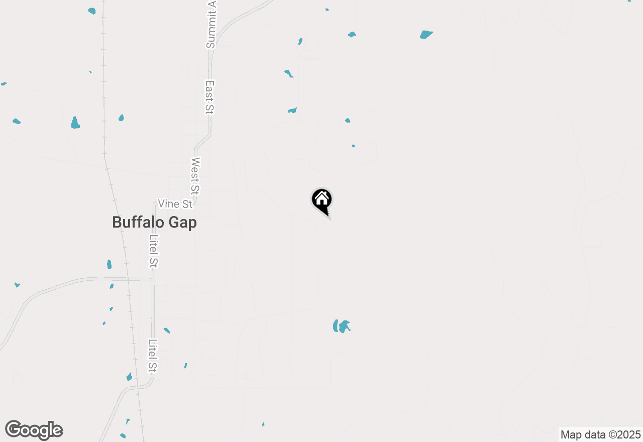 Map of 707 Maxwell Street, Buffalo Gap, TX 79508