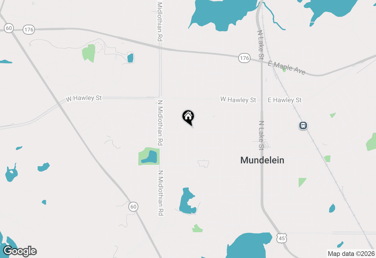 Map of 213 N Idlewild Avenue, Mundelein, IL 60060