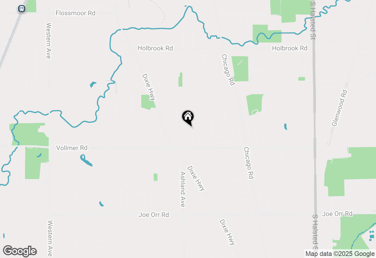 Map of (Address confidential), Chicago Heights, Illinois 60411