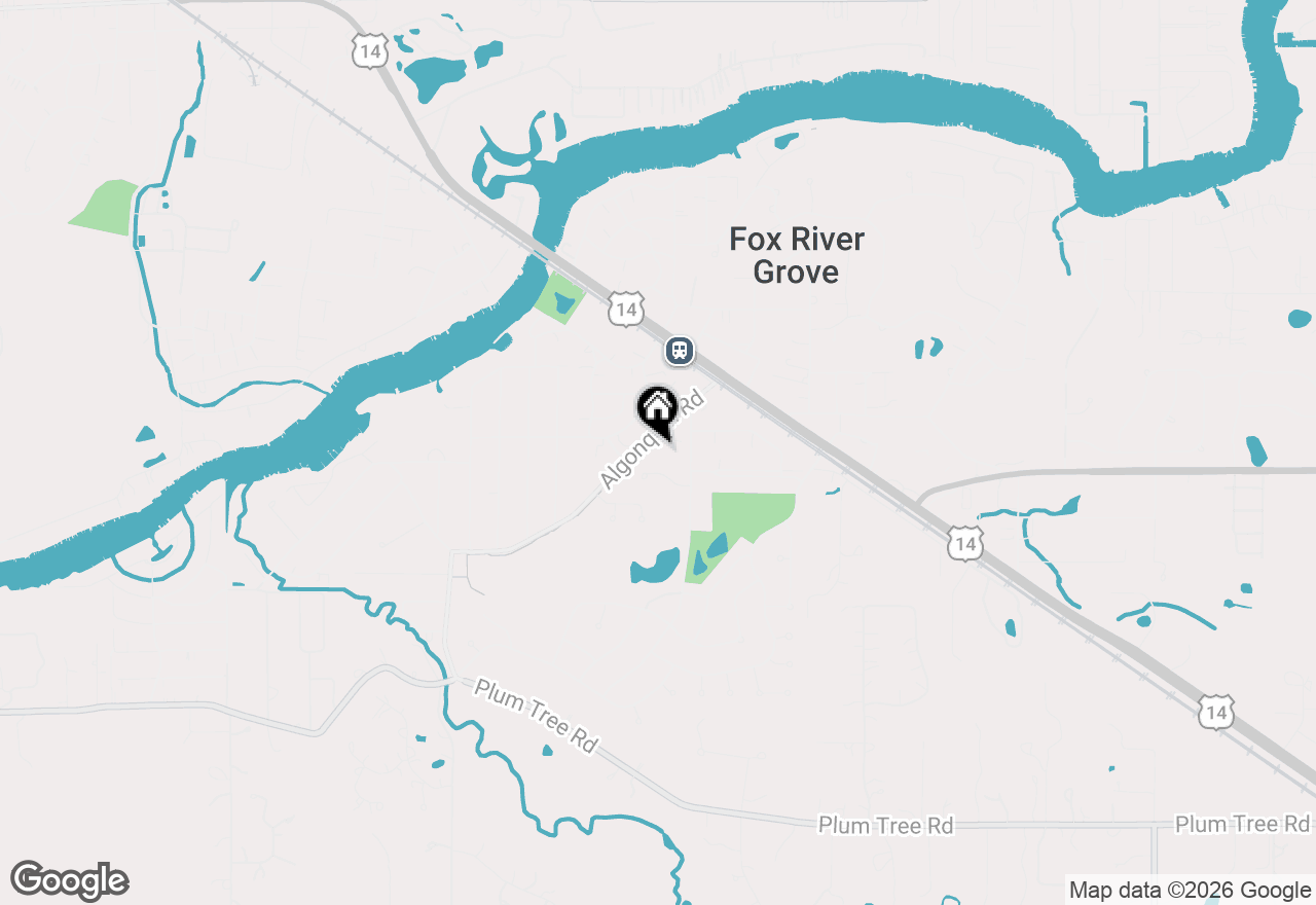 Map of 519 Algonquin Road, Fox River Grove, IL 60021