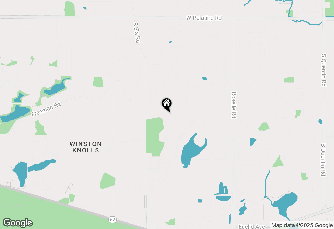 Map of 594 Windsor Circle, Inverness, IL 60067