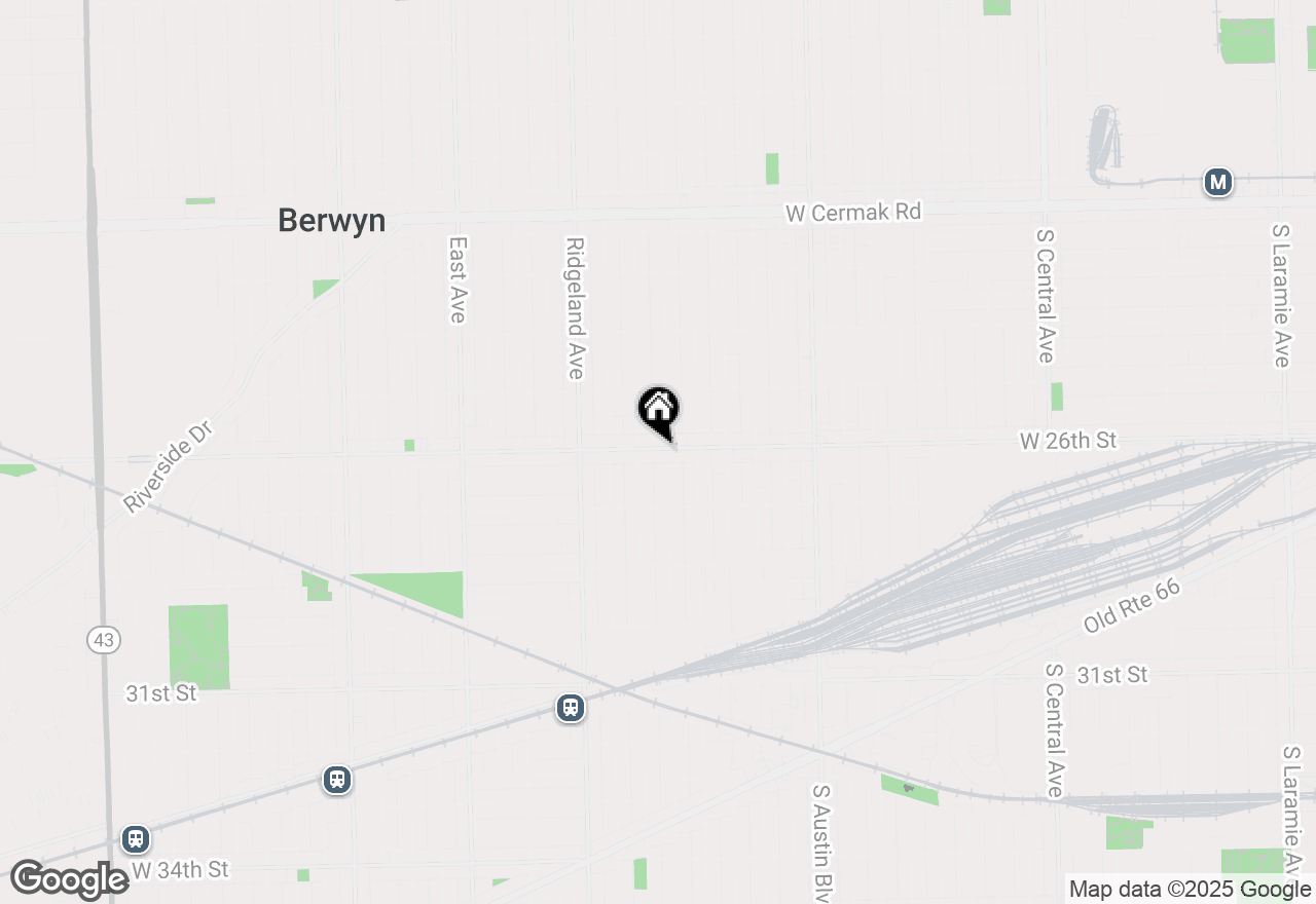 Map of 6238 W 26th Street #202, Berwyn, IL 60402