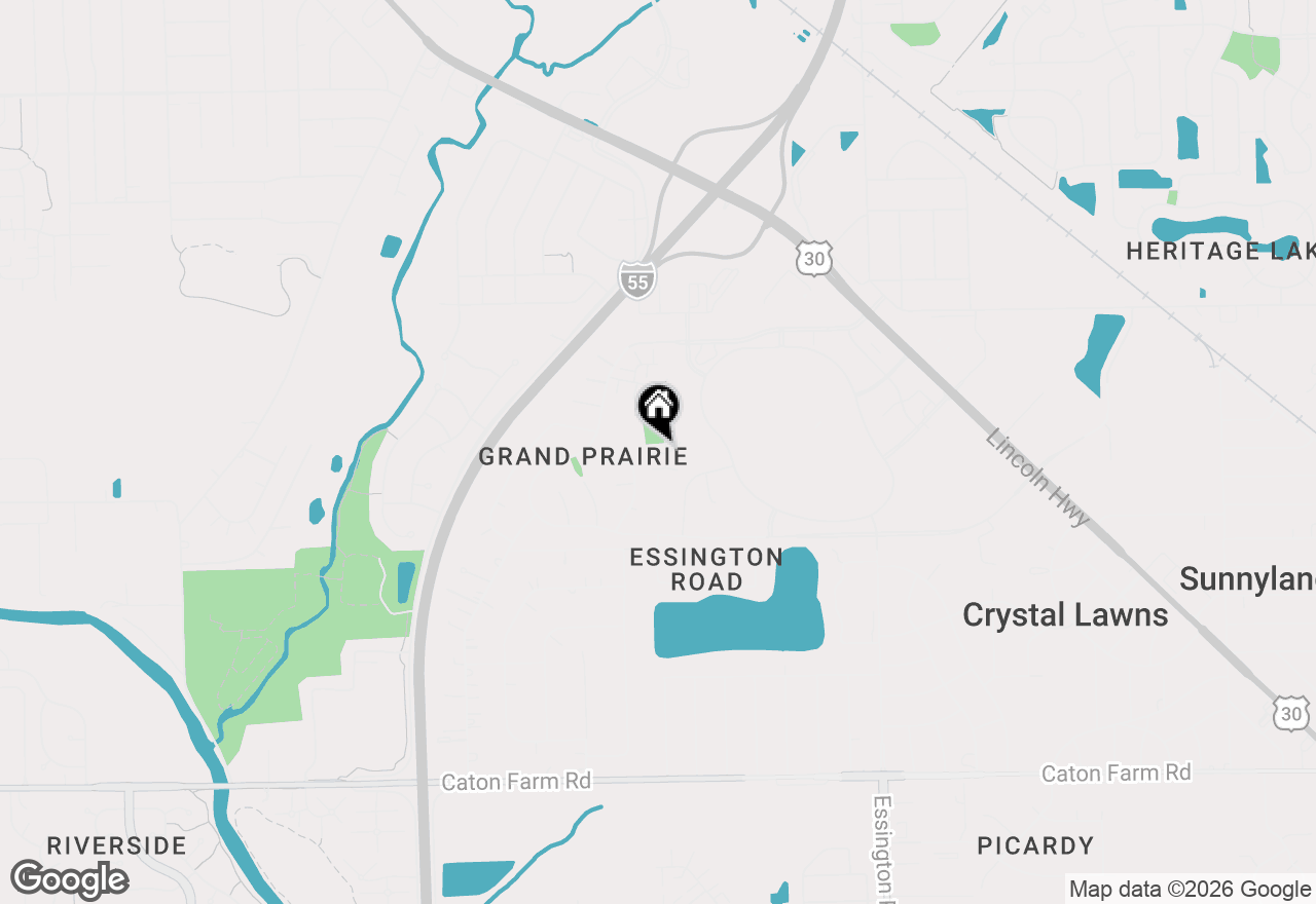 Map of 2949 Woodside Drive, Joliet, IL 60431