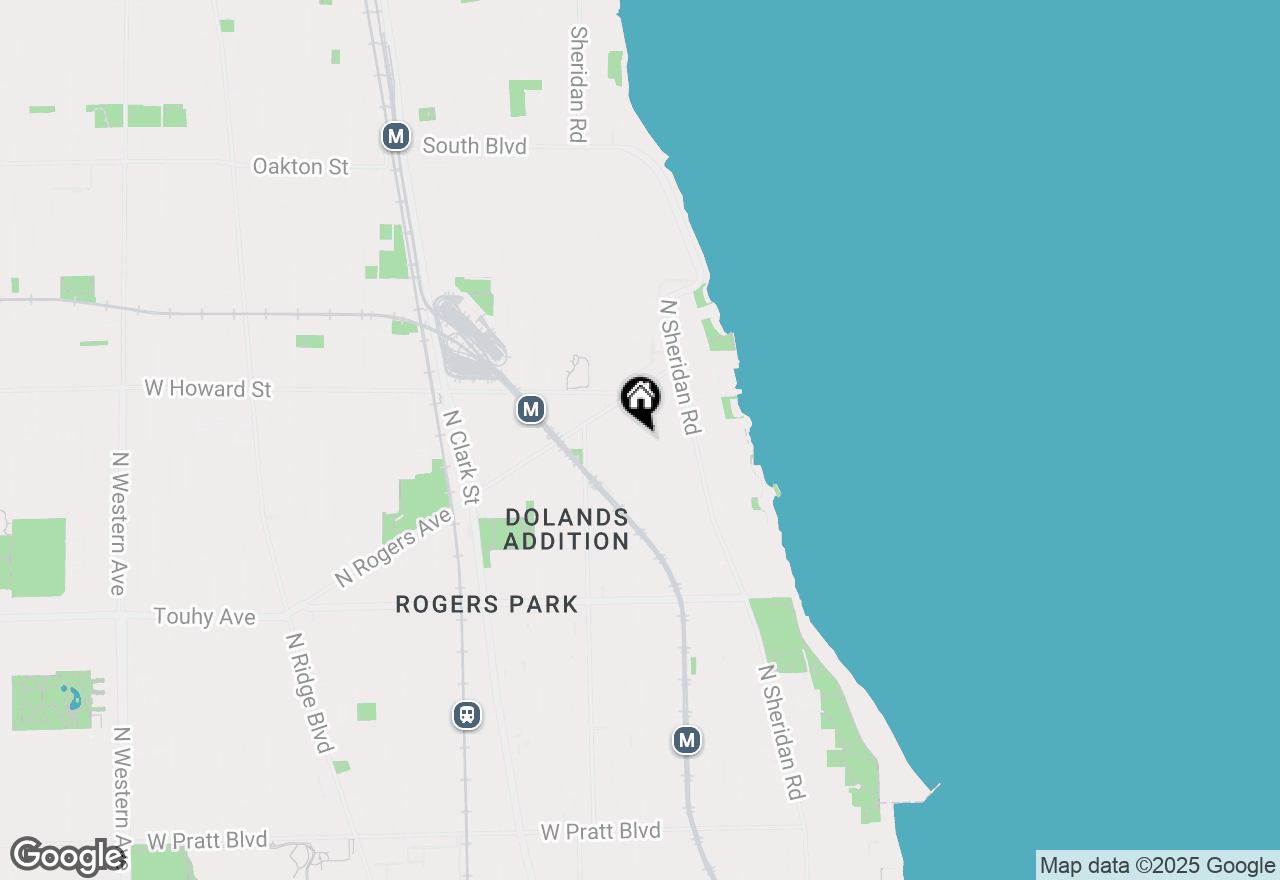 Map of 7455 N Greenview Avenue #212, Chicago, IL 60626