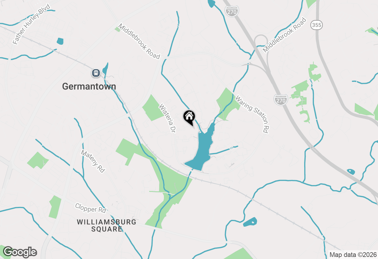 Map of 19109 Partridge Wood Drive, Germantown, MD 20874