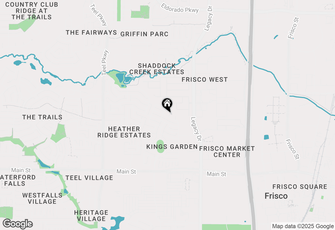 Map of 9907 Divine Court, Frisco, TX 75033