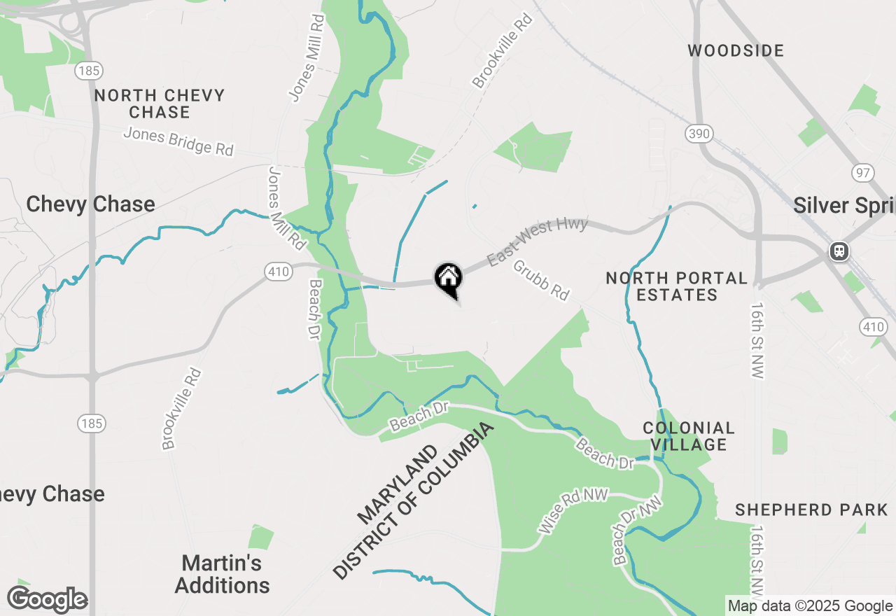 Map of 2701 Blaine Drive, Chevy Chase, MD 20815