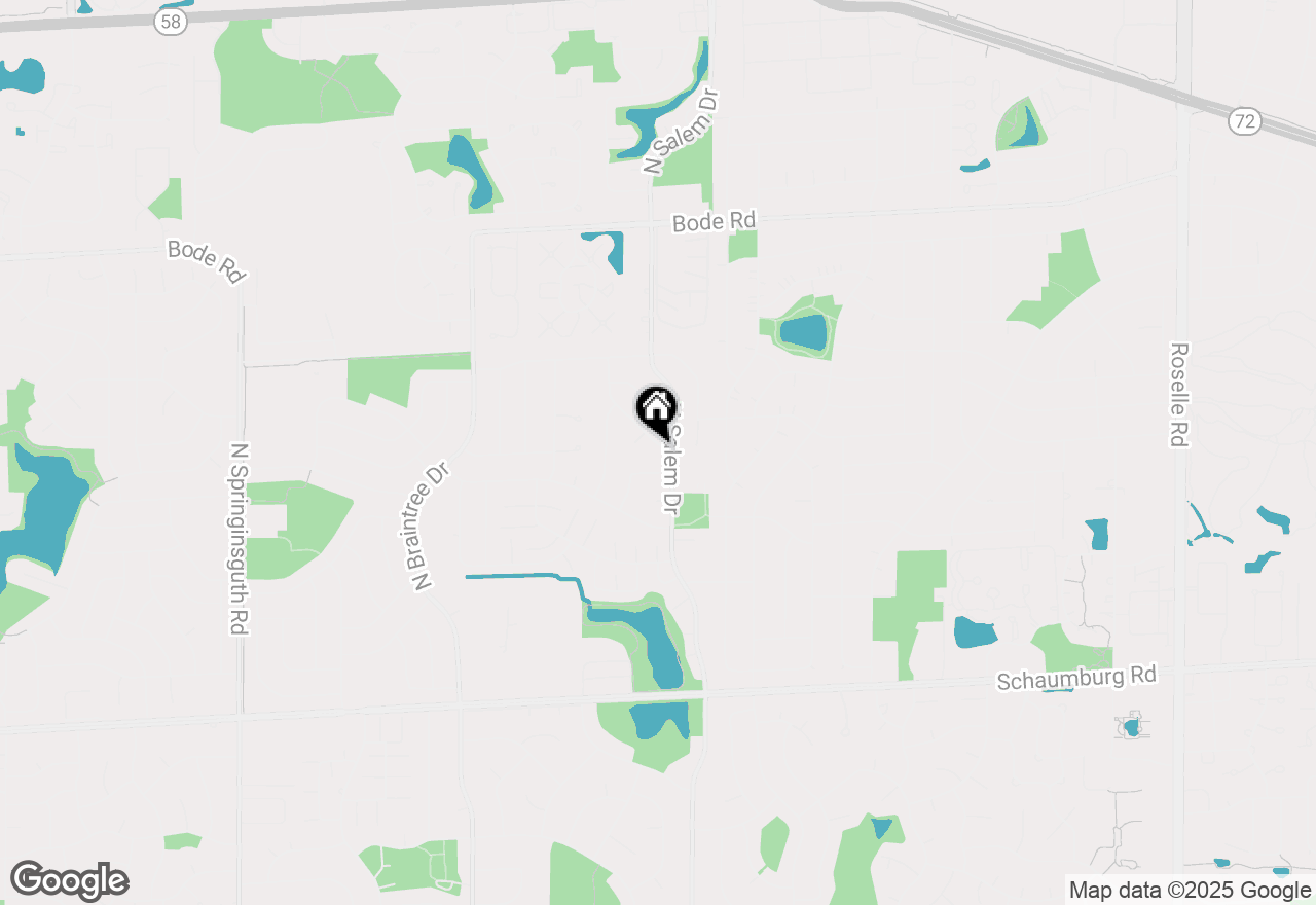 Map of 406 Allonby Drive, Schaumburg, IL 60194