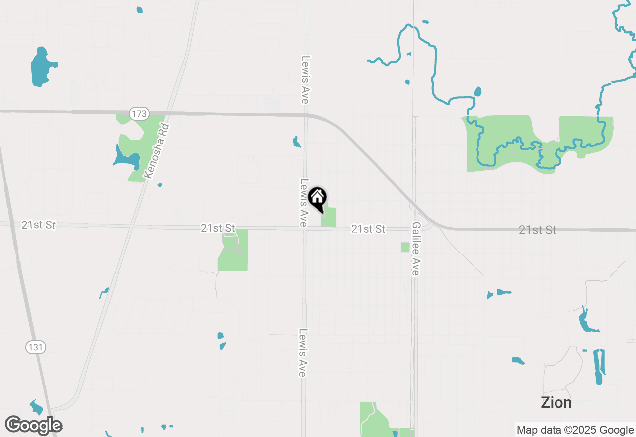 Map of 2014 Joppa Avenue, Zion, IL 60099