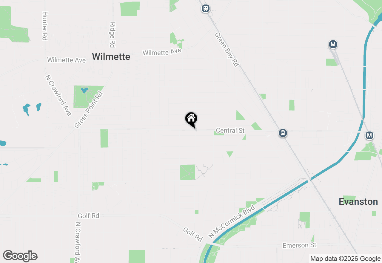 Map of (Address confidential), Evanston, Illinois 60201