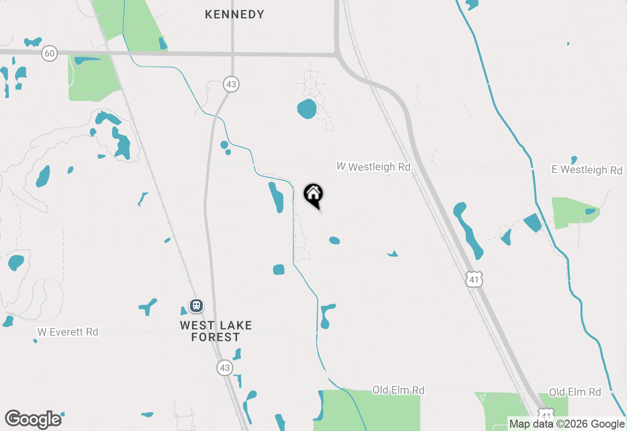Map of 575 Stable Lane, Lake Forest, IL 60045