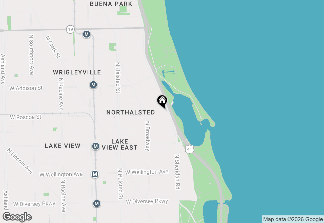 Map of (Address confidential), Chicago, Illinois 60657