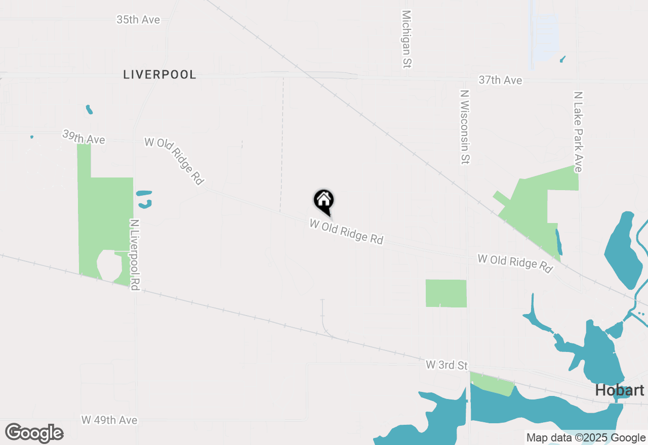 Map of 1888 W Old Ridge Road, Hobart, IN 46342