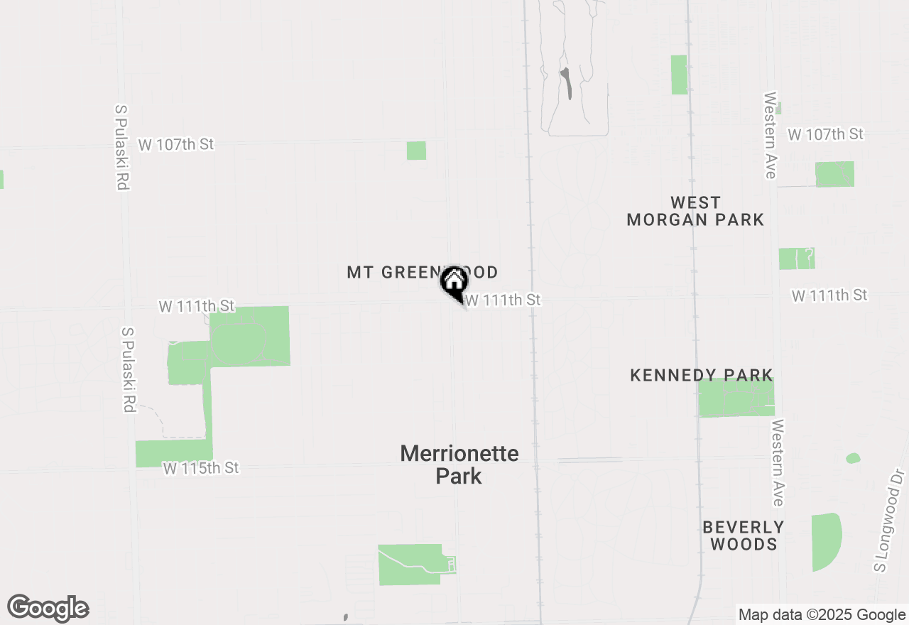 Map of 11113-11117 S Kedzie Avenue, Chicago, IL 60655