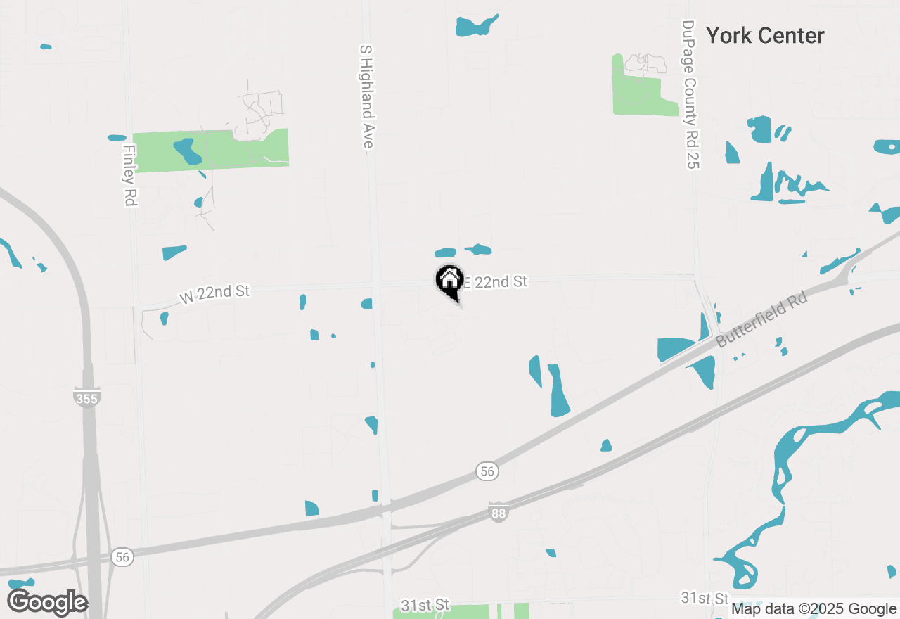 Map of 2240 S Grace Street #212, Lombard, IL 60148