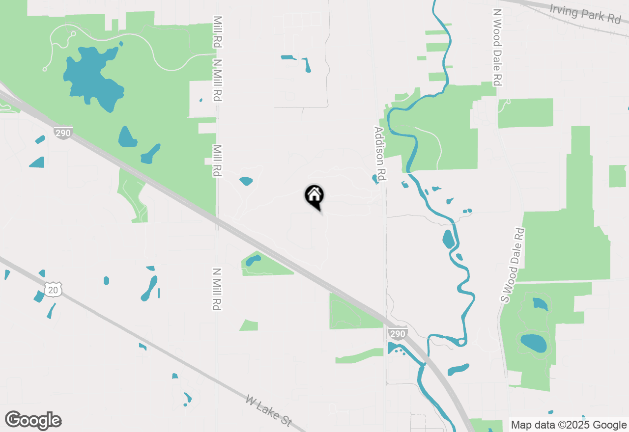 Map of 311 S Dominion Drive, Wood Dale, IL 60191