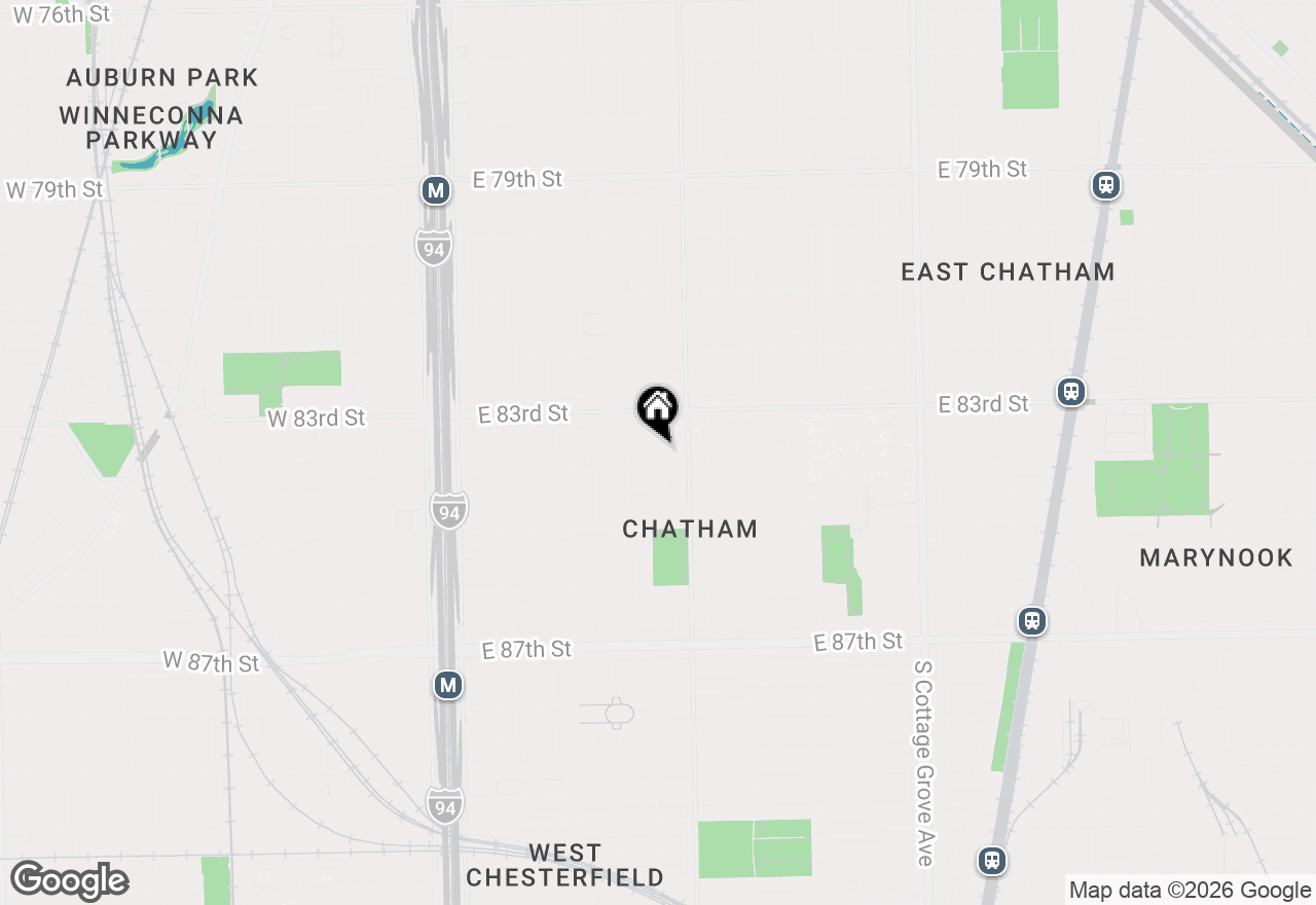 Map of 8343 S Calumet Avenue, Chicago, IL 60619
