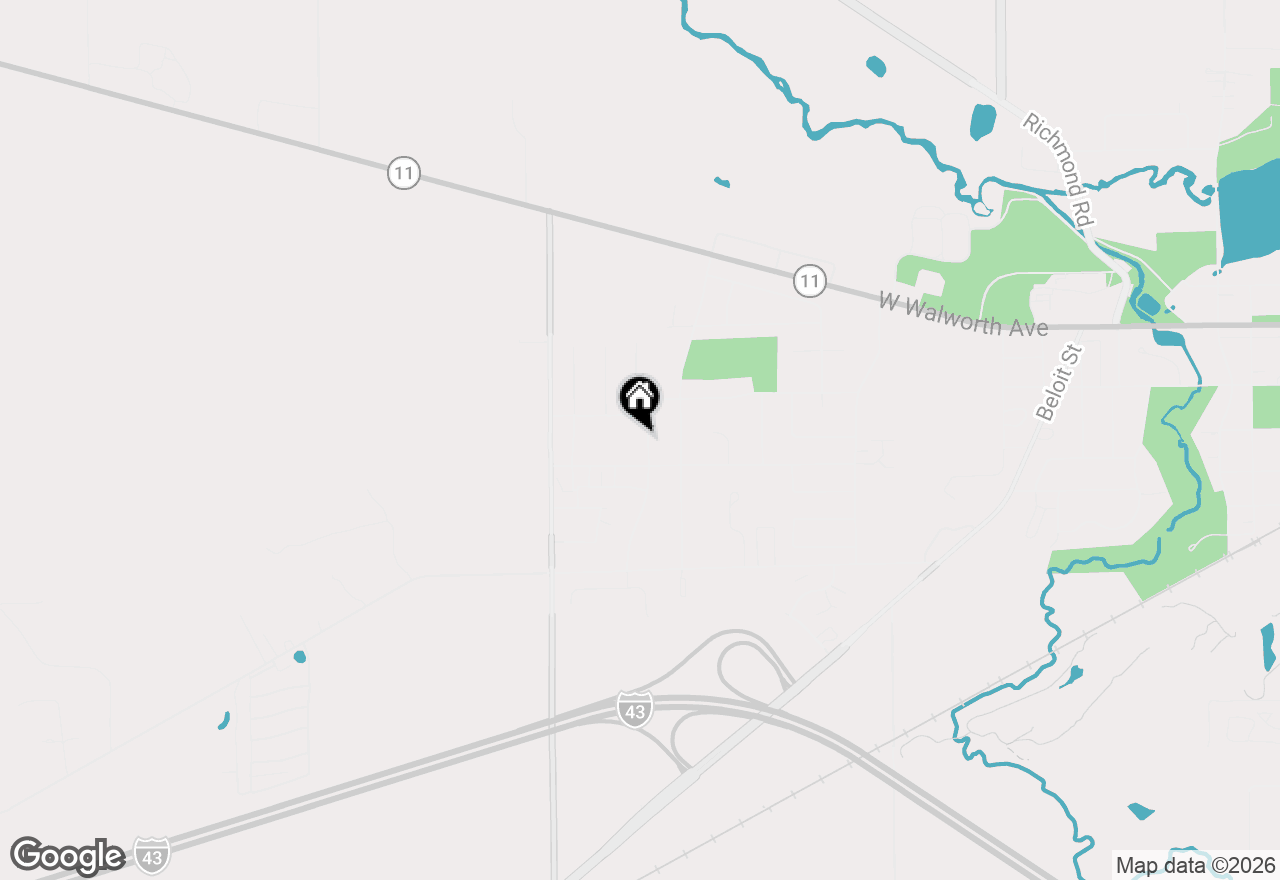 Map of 306 Betzer Rd #308, Delavan, WI 53115